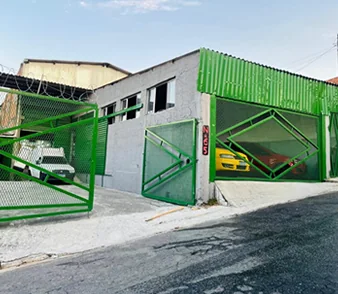 Fachada da fábrica em Poá/SP